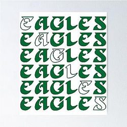 Philadelphia Eagle Vintage Poster