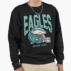 Vintage Philadelphia Eagles Helmet Design Sweatshirt