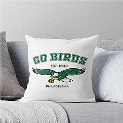 Art Philadelphia Eagles Throw Pillow