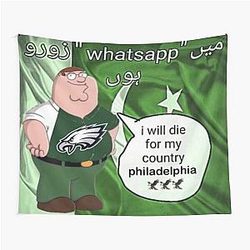 I Will Die For My Country Phillies Tapestry