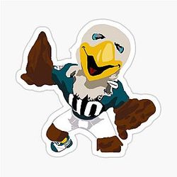 Philadelphia Eagles Swoop Sticker