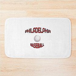 Philadelphia Vintage Baseball Throwback Bath Mat