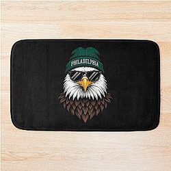 Graphic Philadelphia Football Eagles Fan Bath Mat