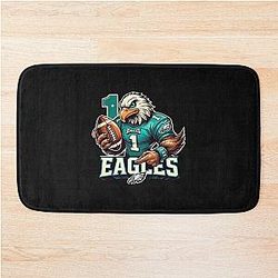 Graphic Philadelphia Football Eagles Fan Bath Mat