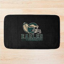 graphic philadelphia football eagles fan bath mat