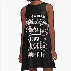 Art Philadelphia Flyers A-Line Dress