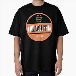 Art Phillies Flyers Philadelphia Oversized T-Shirt