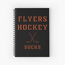 Art Philadelphia Flyers Spiral Notebook