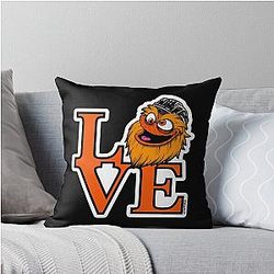 Art for Philadelphia Flyers Throw Pillow