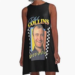 Art Phil Collins A-Line Dress