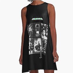 Art Phil Collins A-Line Dress