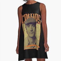 Art Phil Collins A Line Dress