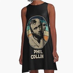 Art Phil Collins A-line Dress