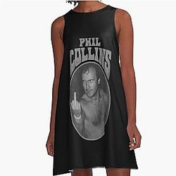 Phil Collins A-Line Dress