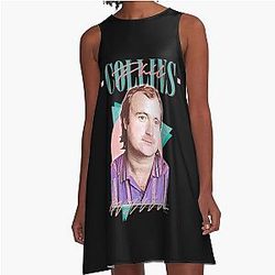 Art Phil Collins A-Line Dress