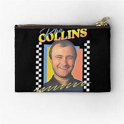 Art Phil Collins Zipper Pouch