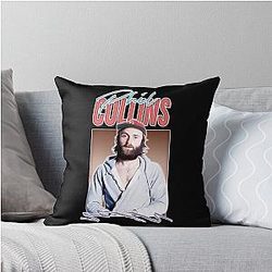 Art Phil Collins Throw Pillow