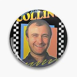 Art Phil Collins Pin