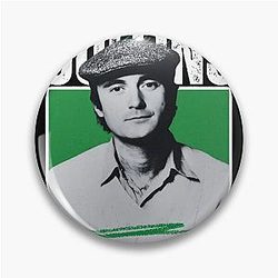 Art Phil Collins Pin