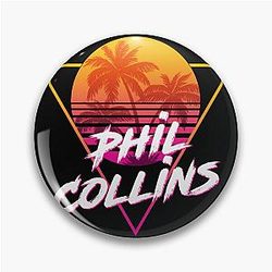 Art Phil Collins Pin