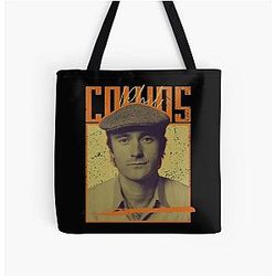 Phil Collins All Over Print Tote Bag
