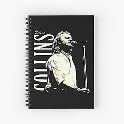 Art Phil Collins Spiral Notebook
