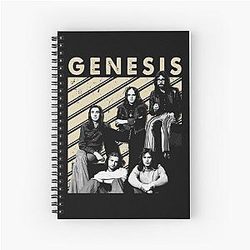 Art Phil Collins Spiral Notebook