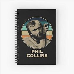 Art by Phil Collins Spiral Notebook