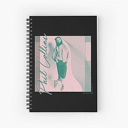 Art Phil Collins Spiral Notebook
