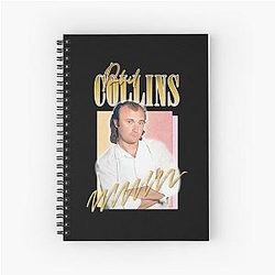 Phil Collins Spiral Notebook