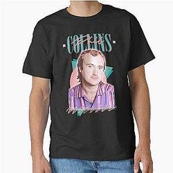 Phil Collins Retro 80s Aesthetic Fan Design Classic T-Shirt