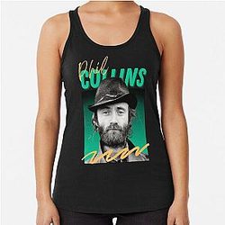 Art Phil Collins Racerback Tank Top