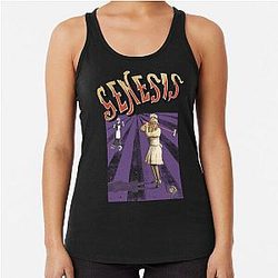 Art - Phil Collins Racer Back Tank Top