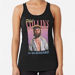 Art - Phil Collins Racer Back Tank Top