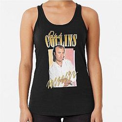Art Phil Collins Racerback Tank Top