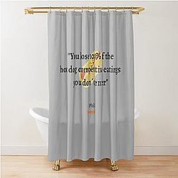 You Lose 100 of the Hot Dog Competitions You Don't Enter Phil Dunphy Shower Curtain