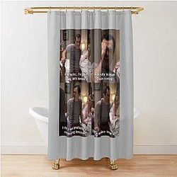 Phil Dunphy Overreacting Modern Family Shower Curtain