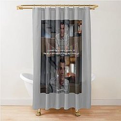 Phil Dunphy Weird Girly Quote from Modern Family Shower Curtain