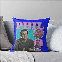 10mb Vintage Phil Dunphy Homage Bootleg. Phil Dunphy T-shirt - Sweatshirt, Phil Dunphy Modern Family Throw Pillow