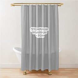Phil Dunphy Quote Marry someone who looks sexy while disappointed Shower Curtain