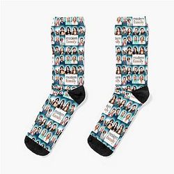 Modern Family Funny Poster Claire Dunphy Haley Dunphy Phil Dunphy Cameron Tucker Gloria Pritchet TV Show Series Socks