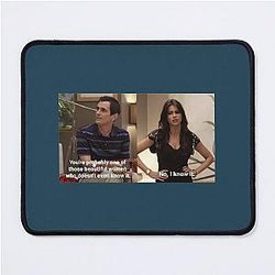 Phil Dunphy and Gloria Pritchett Modern Family Quote Mouse Pad