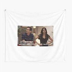 Phil Dunphy Gloria Pritchett Modern Family quote Tapestry