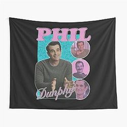 10mb Vintage Phil Dunphy Homage Bootleg, Phil Dunphy Tapestry