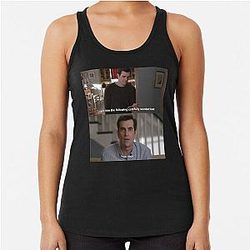Phil Dunphy quote from Modern Family Racerback Tank