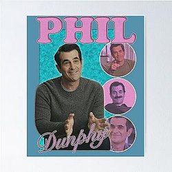 Phil Dunphy Vintage Homage Bootleg Sweatshirt Modern Family Poster