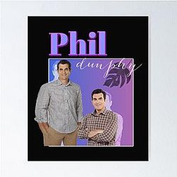 Phil Dunphy 90s Hip Hop Poster