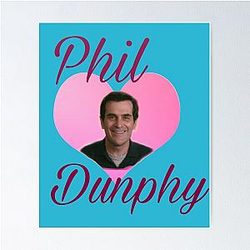 Modern Family Phil Dunphy heart Poster