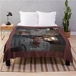 Phil Dunphy's Girlier Quote from Modern Family throw blanket