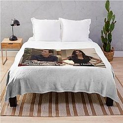 Phil Dunphy and Gloria Pritchett Modern Family quote Throw Blanket